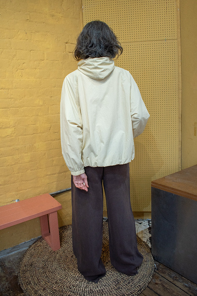 Suncoo Derek Cream Windbreaker Jacket - The Mercantile London