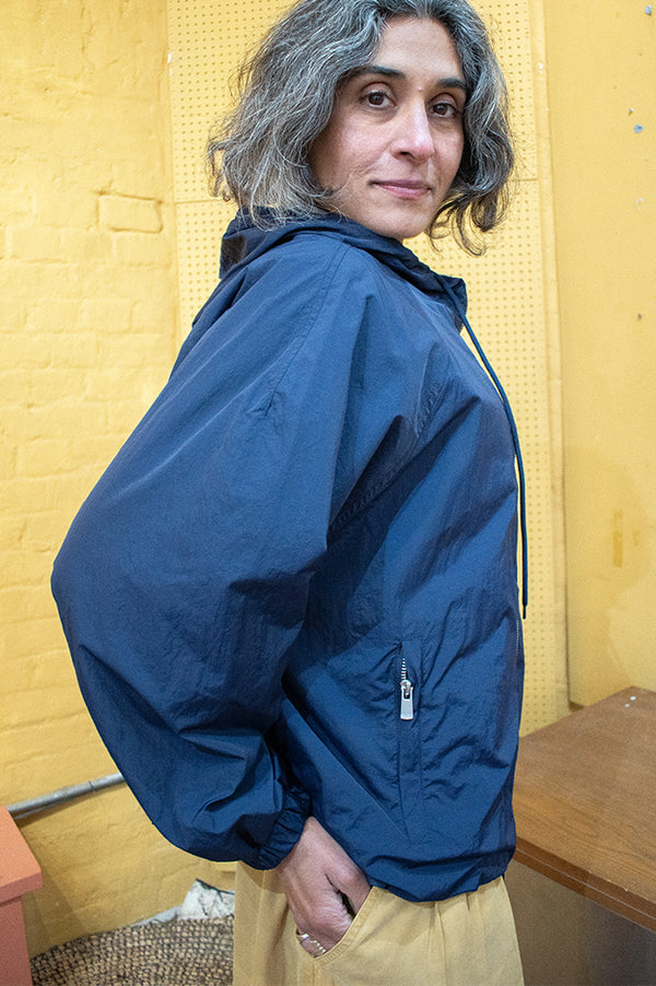 Suncoo Derek Blue Night Windbreaker Jacket - The Mercantile London