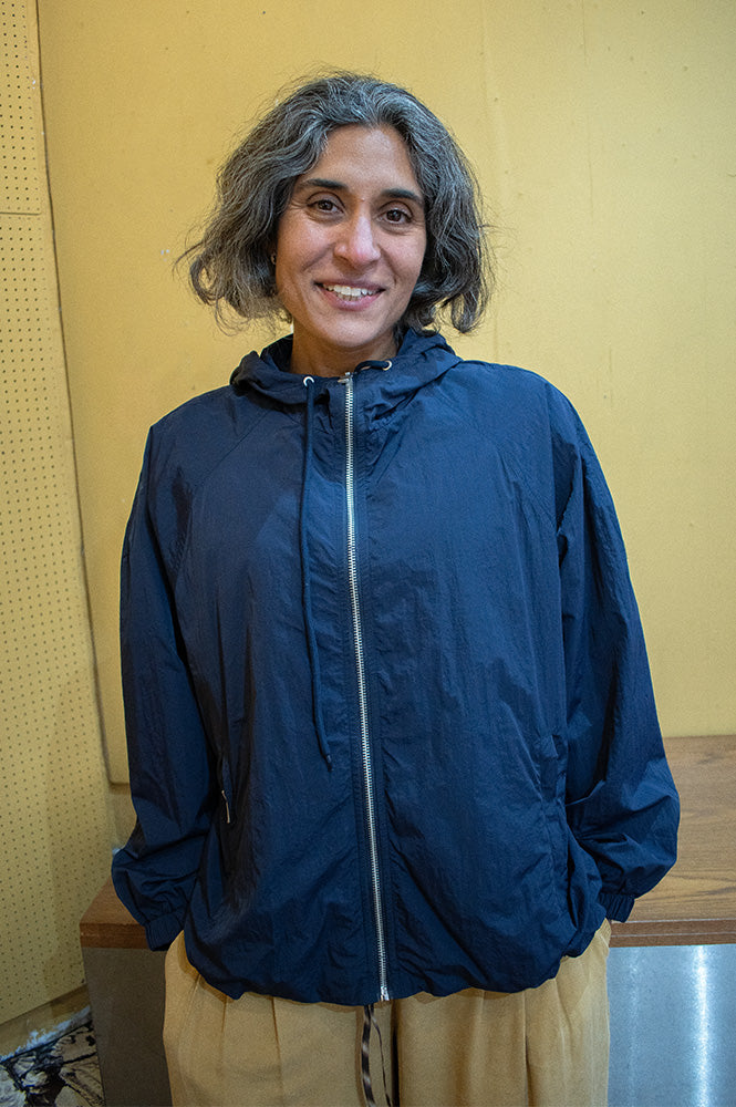 Suncoo Derek Blue Night Windbreaker Jacket - The Mercantile London