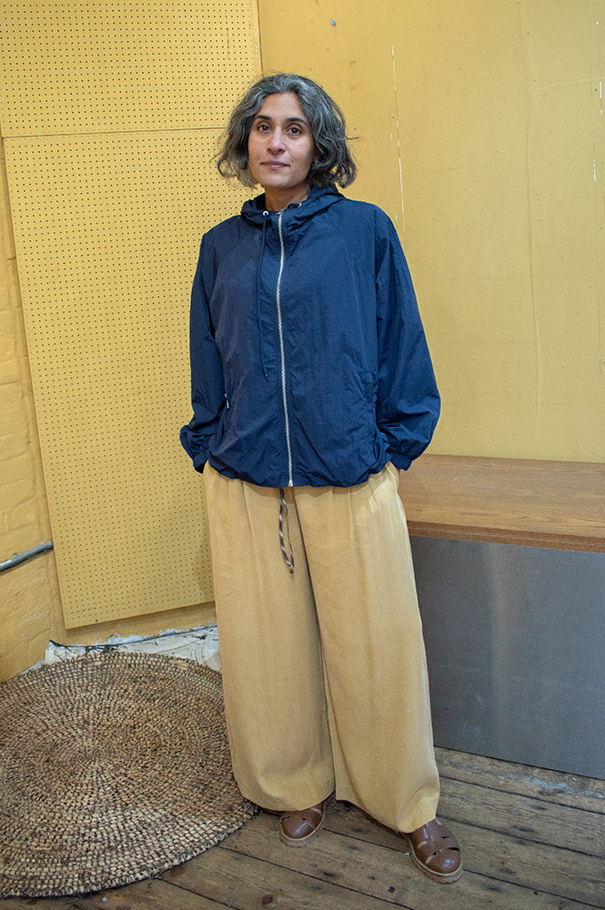 Suncoo Derek Blue Night Windbreaker Jacket - The Mercantile London