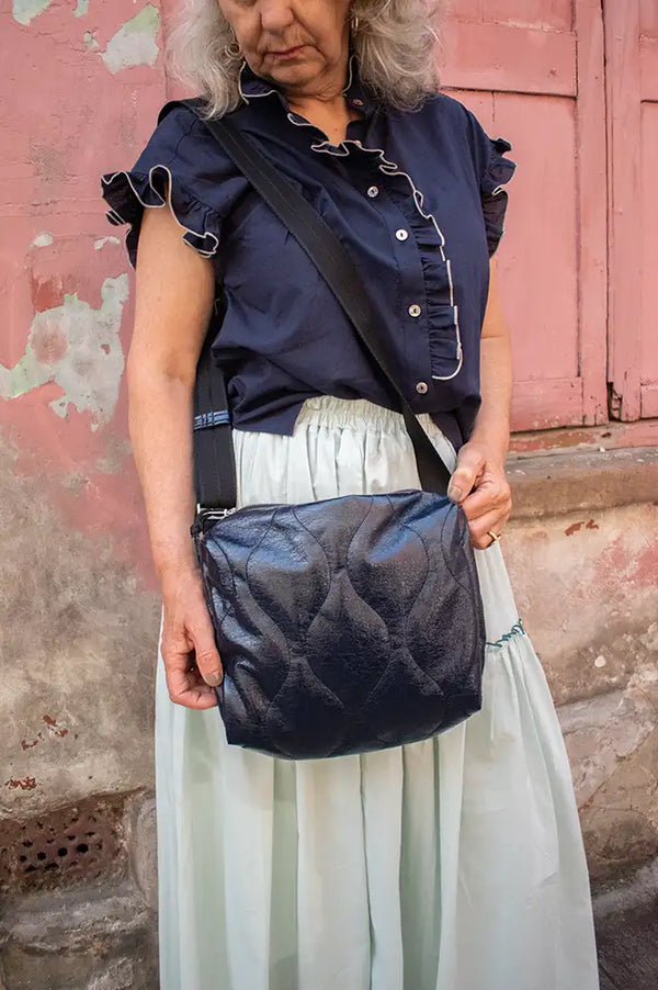 Bellerose Hobbes Captain Blue Cross-Body Bag