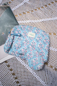 Dilli Grey Lavender & Pink Floral Eye Mask