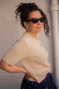 My Essential Wardrobe Diva Rice Knitted Cardigan - The Mercantile London
