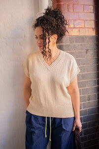 My Essential Wardrobe Diva Rice Knitted Vest - The Mercantile London