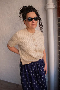 My Essential Wardrobe Diva Rice Knitted Cardigan - The Mercantile London
