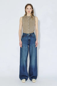 Dr Denim Donna High Relaxed Dark Fade Vintage Jeans - The Mercantile London