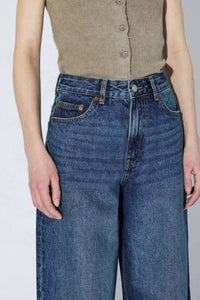 Dr Denim Donna High Relaxed Dark Fade Vintage Jeans - The Mercantile London
