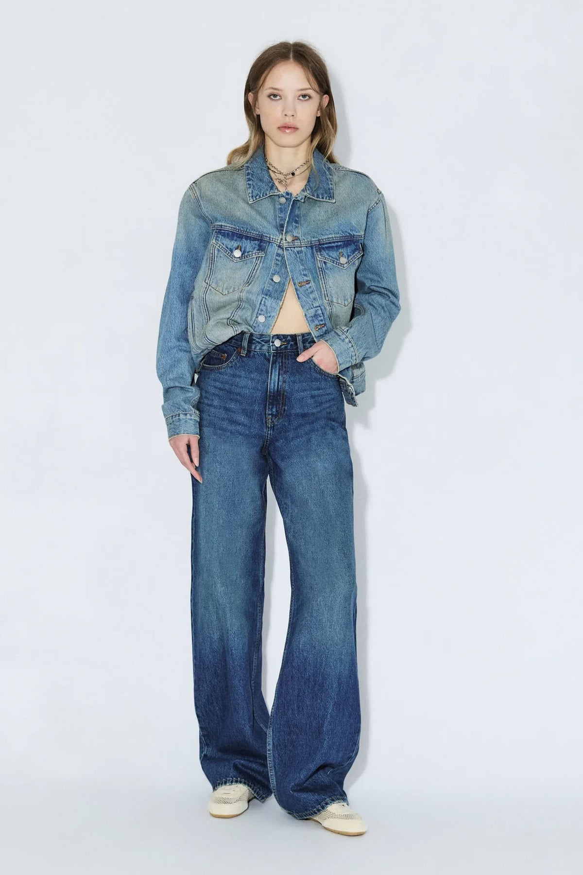 Dr Denim Donna High Relaxed Dark Fade Vintage Jeans - The Mercantile London