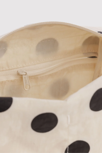 Baggu Cream & Black Polka Dot Dopp Kit