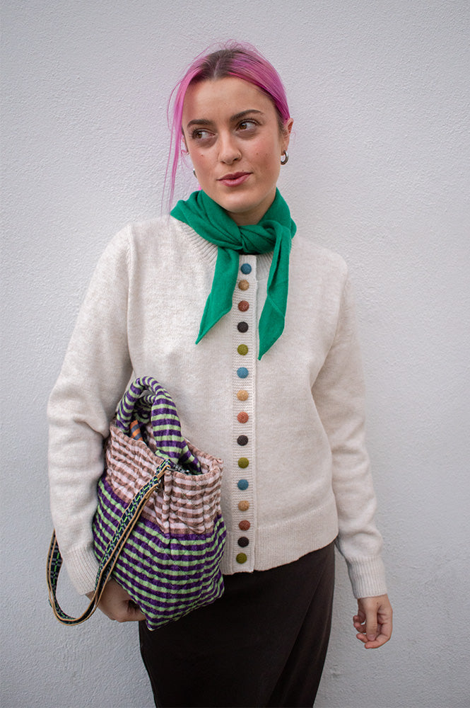 Compania Fantastica Button Detailed Cardigan - The Mercantile London