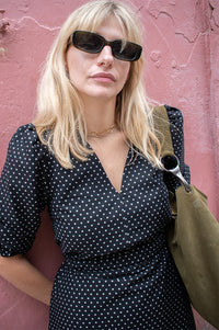 Nué Notes Vilinus Black Spot Dress - The Mercantile London