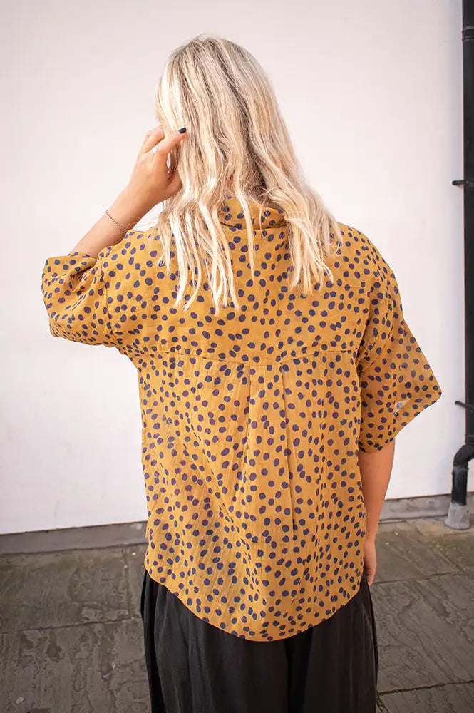 Hod Caroline Honey Polka Dot Shirt - The Mercantile London