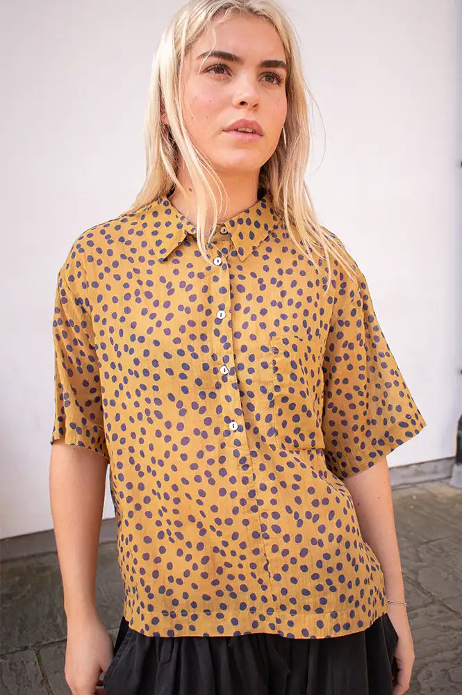 Hod Caroline Honey Polka Dot Shirt - The Mercantile London