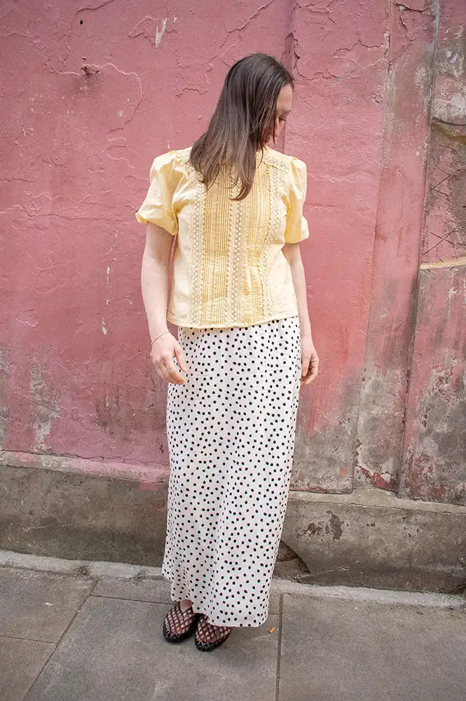 Garance Colombe Ecru Polka Dot Skirt - The Mercantile London