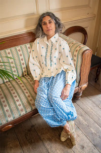 Daydress Mermaid Soft Blue Polka Dot Trousers Bloomers - The Mercantile London