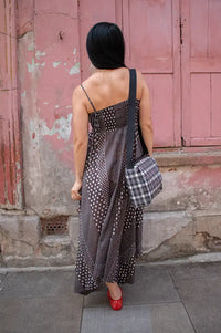 Damson Madder Nani Brown Polka Dot Dress