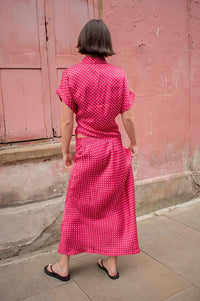 An'ge Galice Dotted Strawberry Skirt - The Mercantile London