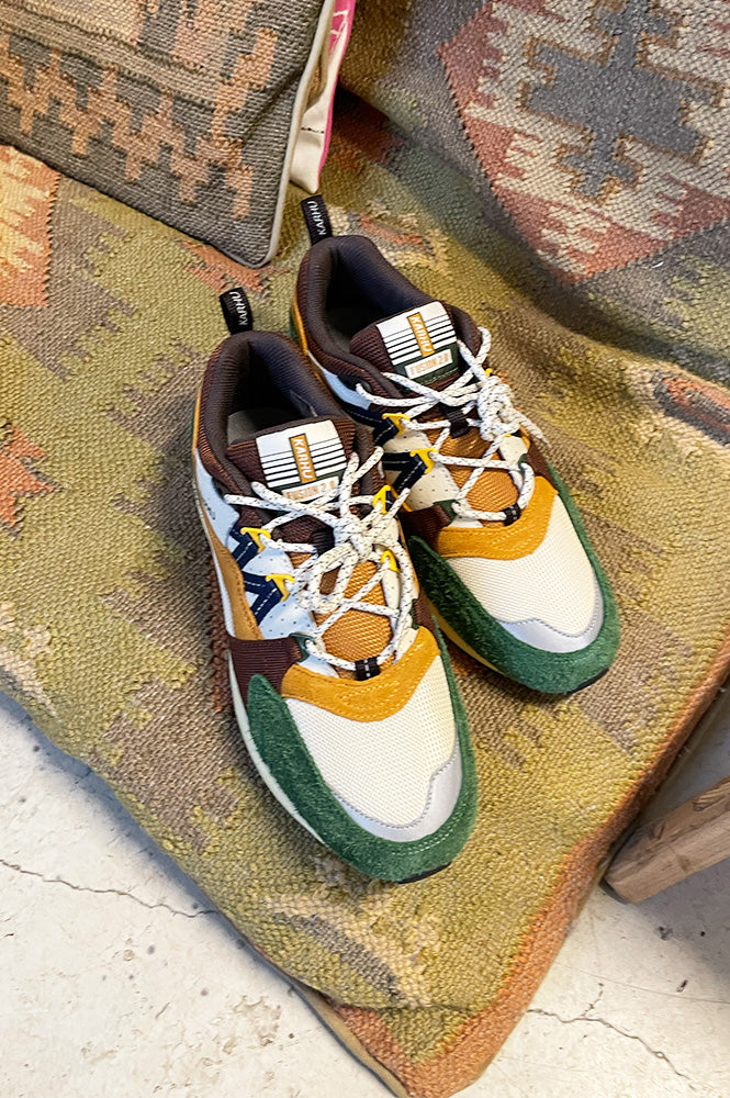 Karhu Fusion 2.0 Douglas Fir And Navy Peony Trainers - The Mercantile London
