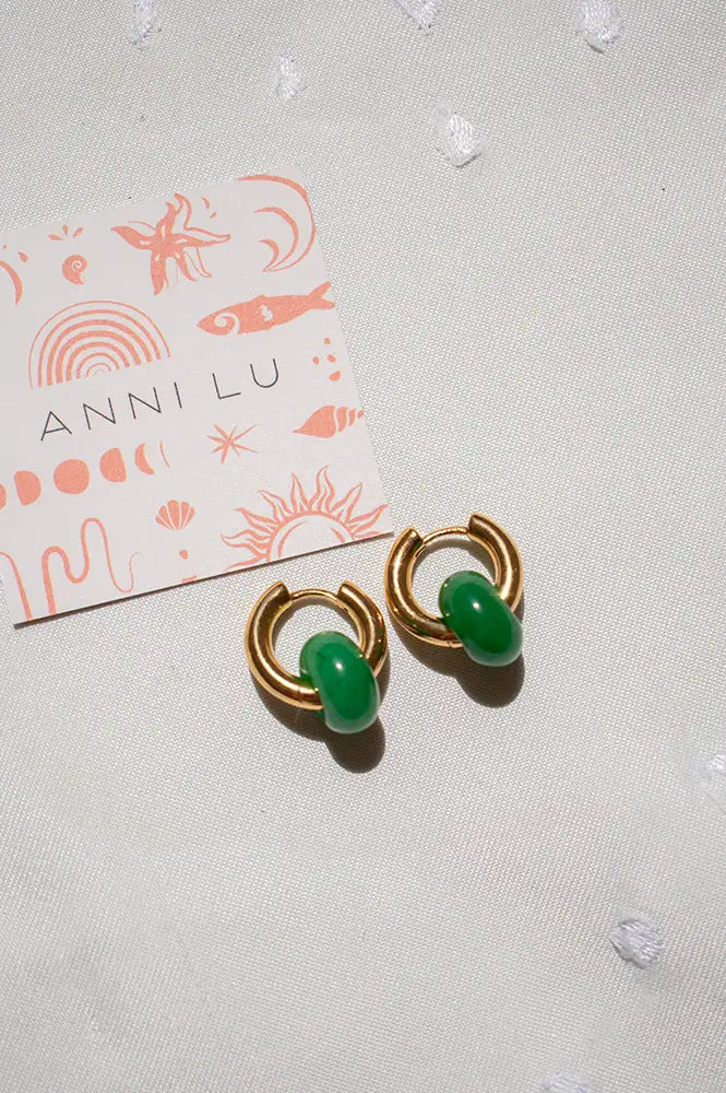 Anni Lu Glazed Donut Jungle Fever Earrings - The Mercantile London