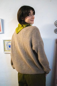 Marta Rosa Dove Brown Jumper - The Mercantile London