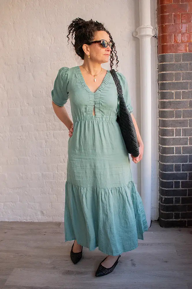 Dr Bloom Joy Darling Green Dress - The Mercantile London