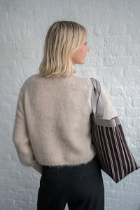 Dr Denim Moira Brushed Silver Lining Sweater - The Mercantile London