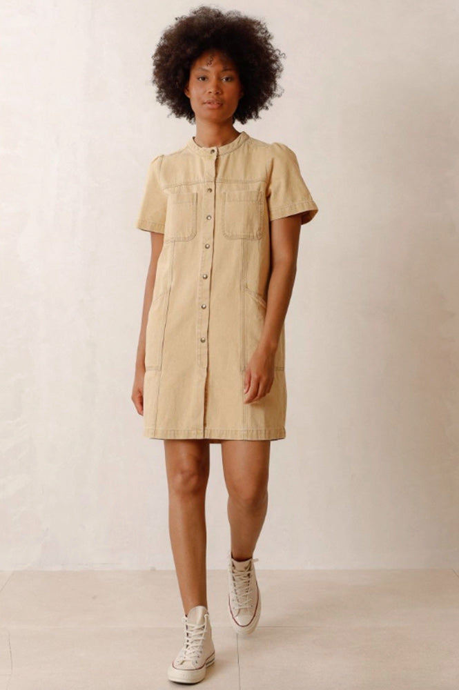 Indi & Cold Arena Sandy Brown Dress - The Mercantile London