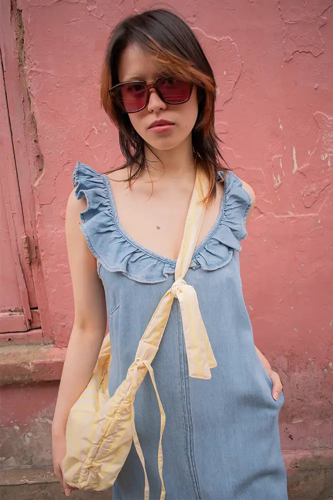 Numph Elida Light Blue Denim Dress - The Mercantile London