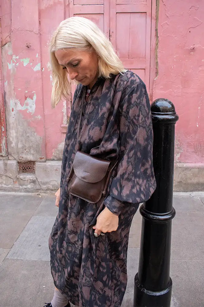 Project AJ117 Kaethe Garnet Jacquard Dress
