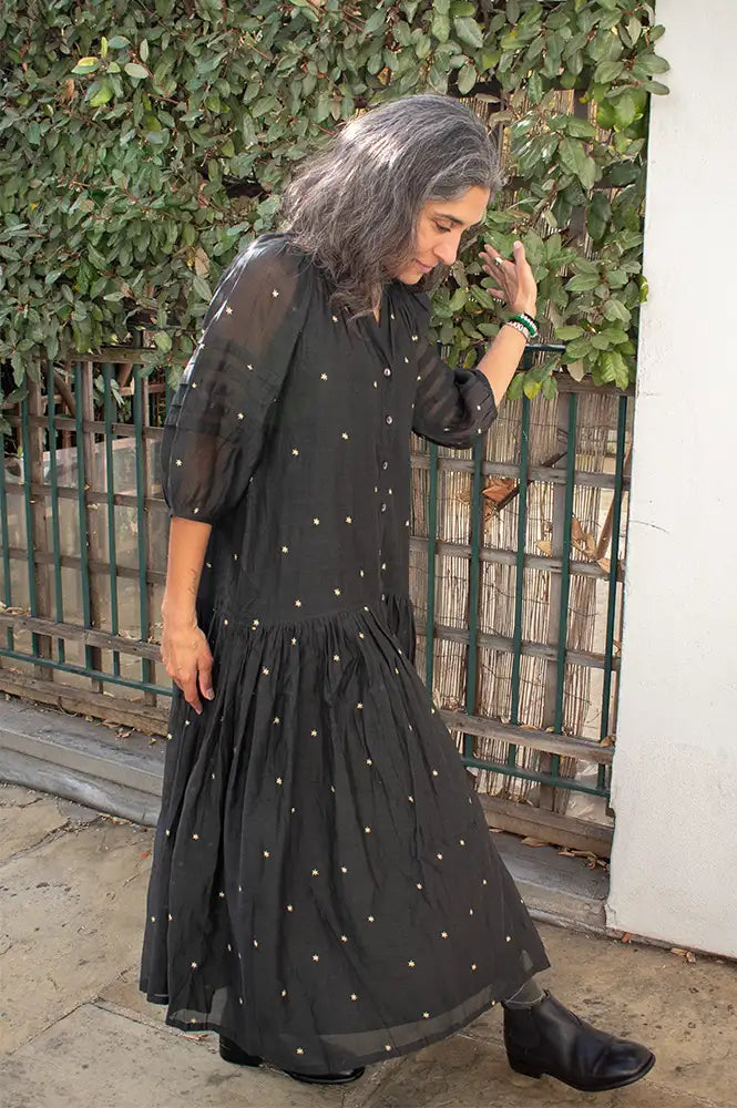 Daydress Hudson Starry Sky Black Dress