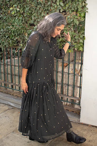 Daydress Hudson Starry Sky Black Dress