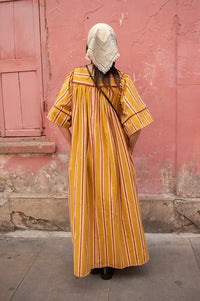 Projektityyny Tumeric Pop Striped Dress