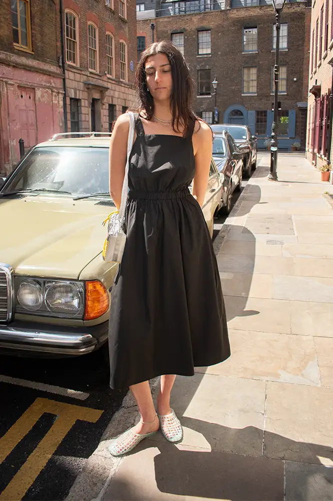 ICHI Filaska Black Dress - The Mercantile London