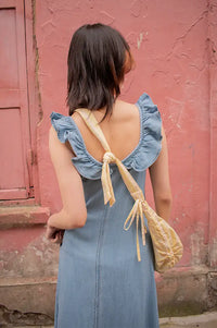 Numph Elida Light Blue Denim Dress - The Mercantile London