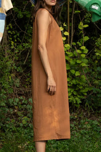 Maison Anje Delmina Cacao Dress - The Mercantile London