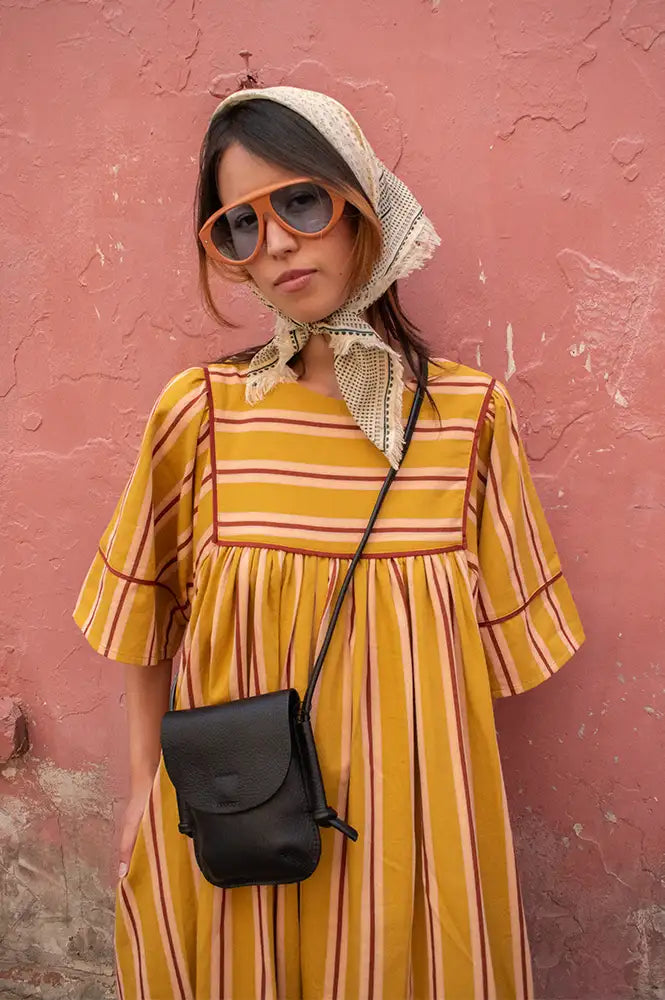 Projektityyny Tumeric Pop Striped Dress