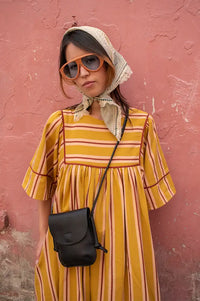 Projektityyny Tumeric Pop Striped Dress