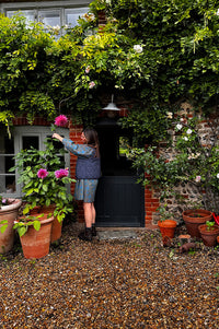 The Tiny Big Sister Roses Voluminous Sleeve Mini Dress - The Mercantile London