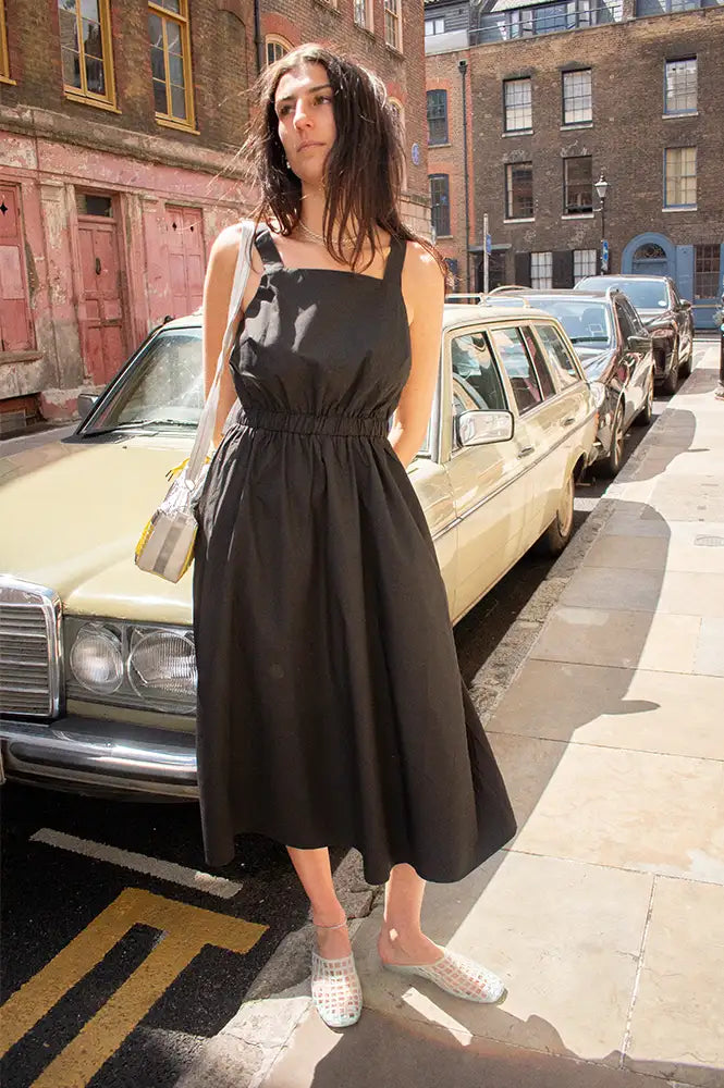ICHI Filaska Black Dress - The Mercantile London