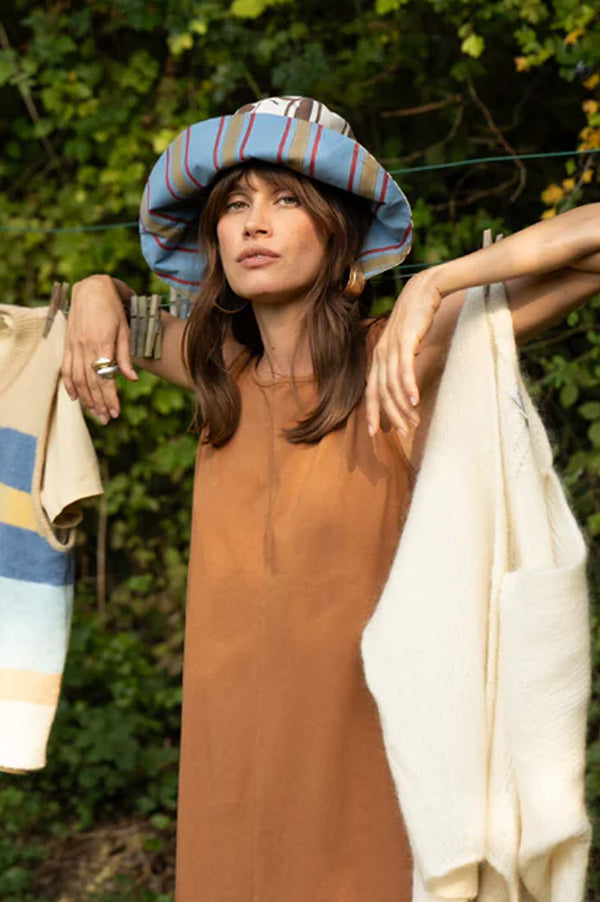 Maison Anje Delmina Cacao Dress - The Mercantile London