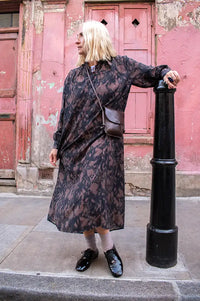 Project AJ117 Kaethe Garnet Jacquard Dress