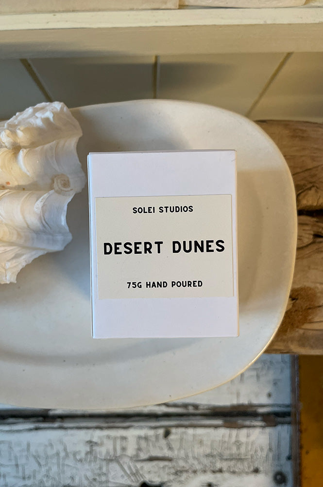 Soleil Studios Mini Desert Dunes Candle - The Mercantile London