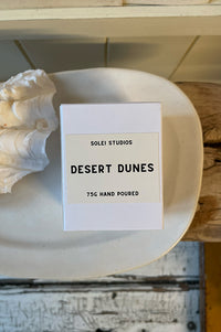 Soleil Studios Mini Desert Dunes Candle - The Mercantile London
