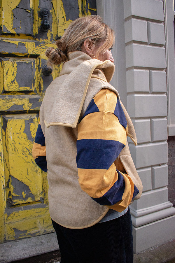 Amente Cashew Scarf Vest