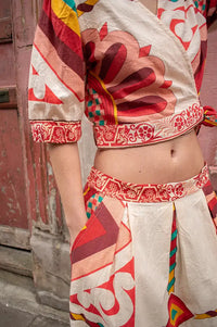 An'ge Ramiro Olia Ecru Skirt - The Mercantile London
