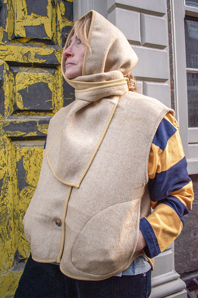 Amente Cashew Scarf Vest