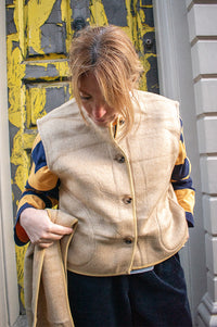 Amente Cashew Scarf Vest