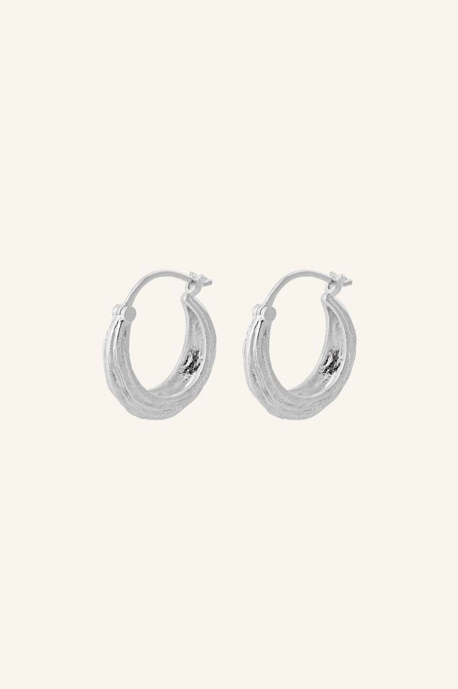 Pernille Corydon Small Coastline Silver Earrings - The Mercantile London