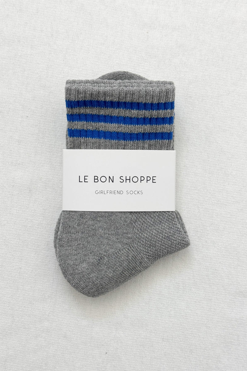 Le Bon Shoppe Girlfriend Grey Socks - The Mercantile London