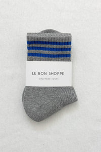 Le Bon Shoppe Girlfriend Grey Socks - The Mercantile London